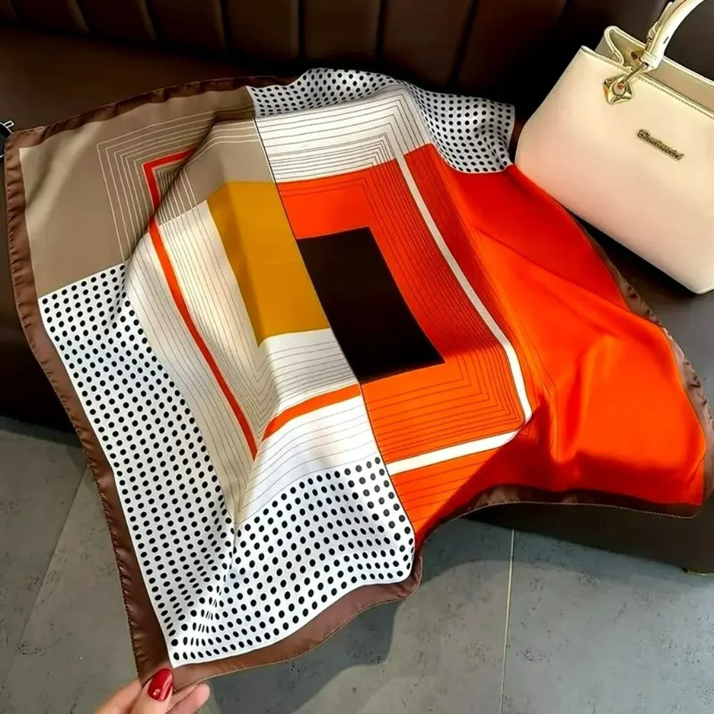 NWT - Chic Women's Large Square Scarf (SKU 0258)